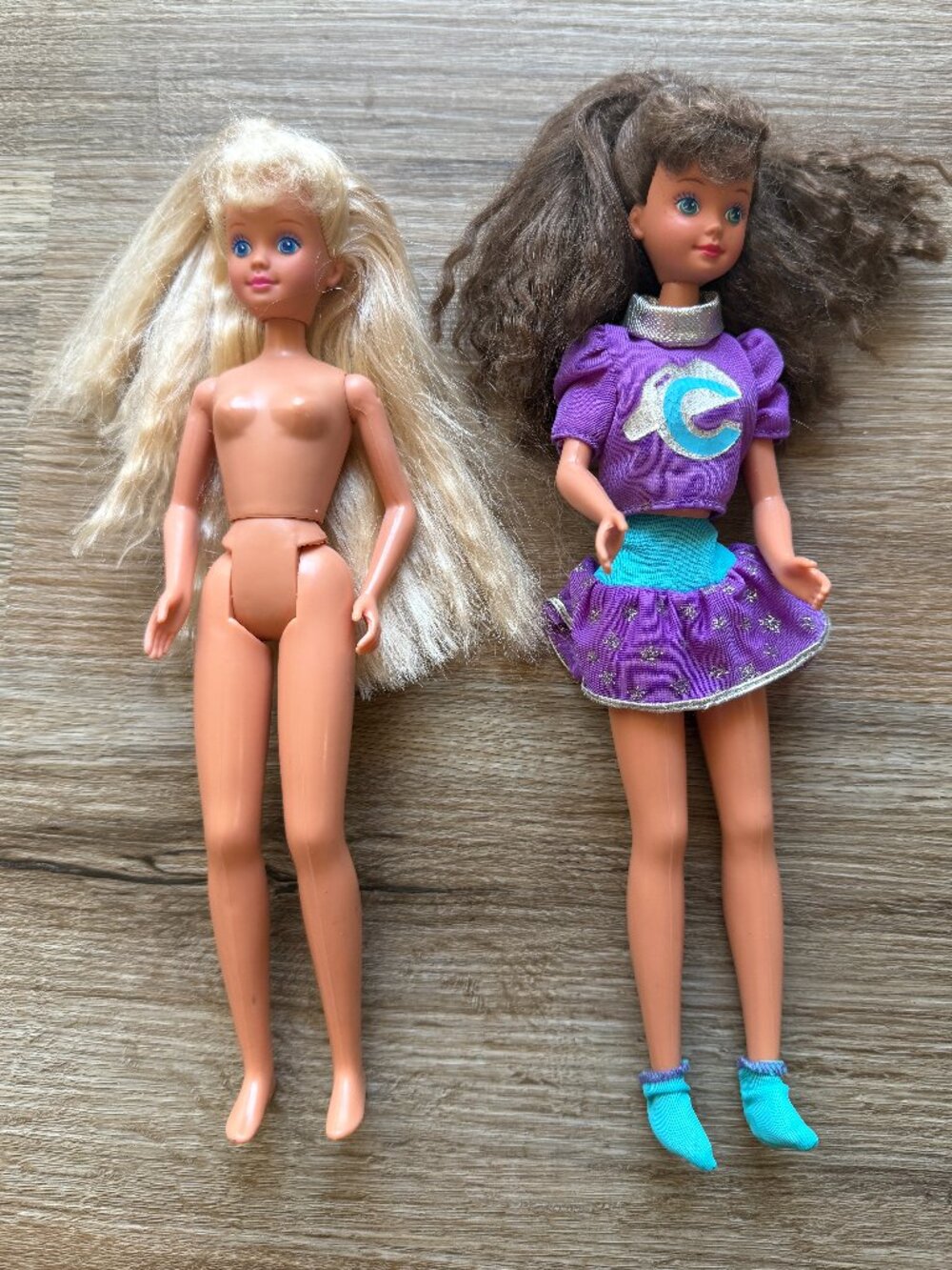 80s Vintage Mattel Barbie Skipper and Courtney Cheerleader -Read description pls